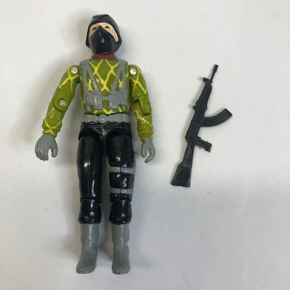 GI Joe Cobra Python Trooper Action Figure 1989 With File Card & Weapon - Picture 4 of 15